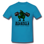 Cotton T Shirt for Men Quadzilla Style Round Neck Short Sleeves Shirt