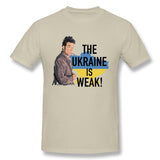 Men's Graphic T Shirt The Ukraine Is Weak For Light Cool O-Neck Short Sleeves Tees