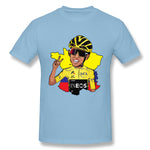 Men's Graphic T Shirt Tour De France Style Crew Neck Short Sleeves Shirt