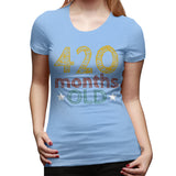 Women’s Cotton T Shirt Funny 35th Birthday & Gift Idea Summer O-Neck Short Sleeve Shirts