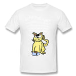 Mens Novelty T-Shirt Schrodinger's Cat's Bowl Is Quantum Breathable O-Neck Short Sleeves Tees