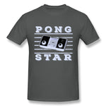 Men's Graphic T Shirt Pong Star Style Round Neck Short Sleeves Tee