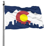 Fly Breeze 4 X 6 Ft Polyester Flag Colorado Flag Double Stitch Banner Garden House Decorations