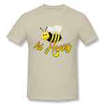 Men's Casual T-shirt Hi Honey Cool O-Neck Short Sleeves Shirt