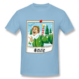 Mens Novelty T-Shirt Elfie New Breathable O-Neck Short Sleeves Tee