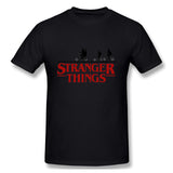 Mens Novelty T-Shirt Stranger Things Breathable O-Neck Short Sleeves Shirt