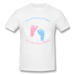 Mens Novelty T-Shirt National Pregnancy And Infant Loss Awareness Month For Dark Breathable O-Neck Short Sleeves Shirt