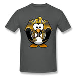 Cotton T Shirt for Men King Tut Tut Tutankhamun Tux Breathable Round Neck Short Sleeves Shirt