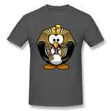 Cotton T Shirt for Men King Tut Tut Tutankhamun Tux Breathable Round Neck Short Sleeves Shirt