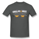 Men's Casual T-shirt Grillas In The Mist New Cool Round Neck Short Sleeves Tees