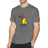 Mens Novelty T-Shirt Duck You! Style O-Neck Short Sleeves Blouse Tops