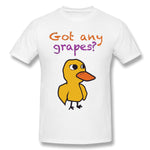 Cotton T Shirt for Men Got Any Grapes Cool Crew Neck Short Sleeves Tee