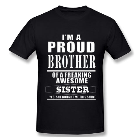 Mens Novelty T-Shirt I'm A Proud Style O-Neck Short Sleeves Tee