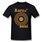 Men's Casual T-shirt Soul Music Music Funk Soul Music Vinyl 70s Retro Comfortable O-Neck Short Sleeves Shirt