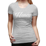 Women’s Cotton T Shirt Honey Moonin Honeymoon Wedding Gift Sexy Crew Neck Short Sleeve Shirts