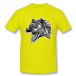 Mens Novelty T-Shirt Hyena He Who Laughs Last Comfy Round Neck Short Sleeves Tee