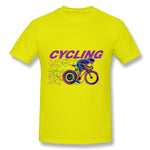 Men's Graphic T Shirt Cycling Trends Comfortable Round Neck Short Sleeves Tee