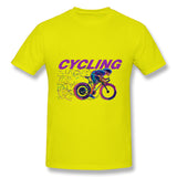 Men's Graphic T Shirt Cycling Trends Comfortable Round Neck Short Sleeves Tee