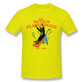 Men's Graphic T Shirt The Devils Playground Comfy Round Neck Short Sleeves Blouse Tops