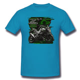 Cotton T Shirt for Men Kawasaki Owners Indonesia Cool Round Neck Short Sleeves Tee