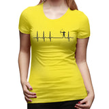 Women’s Cotton T Shirt Archery Sagittarius Club Funny Humor Gift Soft Round Neck Short Sleeve Shirts