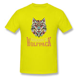 Men's Graphic T Shirt Groom's WolfPack Comfy Round Neck Short Sleeves Blouse Tops