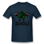 Cotton T Shirt for Men Quadzilla Style Round Neck Short Sleeves Shirt