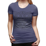 Women’s T-shirt Celtic Knot Irish Scottish Sexy Round Neck Short Sleeve Tops