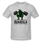 Cotton T Shirt for Men Quadzilla Style Round Neck Short Sleeves Shirt