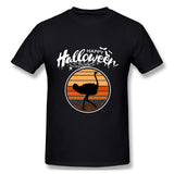 Men's Graphic T Shirt Funny Happy Halloween Beautiful Ostrich Comfy Crew Neck Short Sleeves Shirt