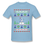 Men's Graphic T Shirt Magical Kingdom Christmas Sweater Cool O-Neck Short Sleeves Blouse Tops