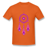 Cotton T Shirt for Men Dream Catcher Cool Crew Neck Short Sleeves Blouse Tops