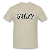 Men's Graphic T Shirt Gravy In The Gravy New Comfy Crew Neck Short Sleeves Tees