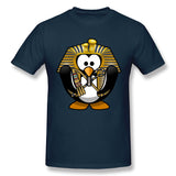 Cotton T Shirt for Men King Tut Tut Tutankhamun Tux Breathable Round Neck Short Sleeves Shirt