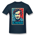 Men's Graphic T Shirt Escobar Hope Poster Comfortable Crew Neck Short Sleeves Blouse Tops