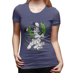 Womens Graphic T-Shirt Asterix & Obelix Dogmatix Laurel Wreath Summer Round Neck Short Sleeve Tee