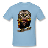 Mens Novelty T-Shirt Owly Potter Hoody Comfy Round Neck Short Sleeves Tee