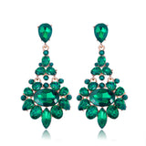 Fashion Pop Crystal Earrings Suitable For Birthday Party Christmas Jewelry Gifts