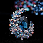 Women's Brooch Accessories All-Match Crystal Corsage Simple Atmosphere Pin Decoration