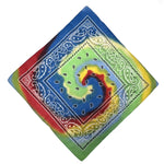 12 Piece Tie Dye Bandanas Novelty Gradient Bandanas Classic Paisley Handkerchief for Men and Women