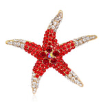 Cute Starfish Brooch Christmas Party Valentines Day Gift for Wife Mom