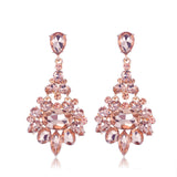 Fashion Pop Crystal Earrings Suitable For Birthday Party Christmas Jewelry Gifts