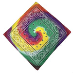 12 Piece Tie Dye Bandanas Novelty Gradient Bandanas Classic Paisley Handkerchief for Men and Women