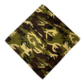 12 Pack Bandanas Cotton Head Scarf Soft Handkerchief Military Camo Paisley Face Neck Cover Headwraps