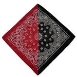 12 Pcs Bandanas Multi-Purpose Bandanas Paisley Cowboy Cotton Headbands 22x22 inch