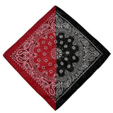 12 Pcs Bandanas Multi-Purpose Bandanas Paisley Cowboy Cotton Headbands 22x22 inch