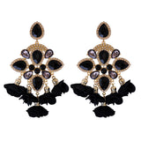 Women's Personality Boho Colorful Flower Earrings Fashion Costume Jewelry