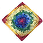 12 Piece Tie Dye Bandanas Novelty Gradient Bandanas Classic Paisley Handkerchief for Men and Women