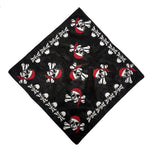 12 Pack Patterned Square Scarf Bandana Novelty Cotton Lightweight Headscarf Hair Neck Scarf Beach