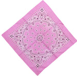 12 Pack Bandana Novelty Cotton Bandanas Cowboy Classic Paisley Handkerchiefs